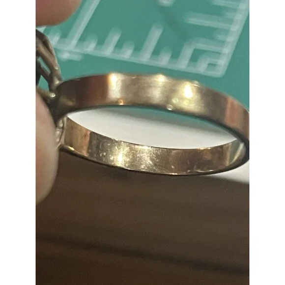 Vintage 10K Gold Seed Pearl Garnet Cluster Ring Victorian Style - Picture 5 of 10